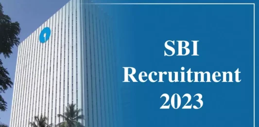 SBI Recruitment 2023