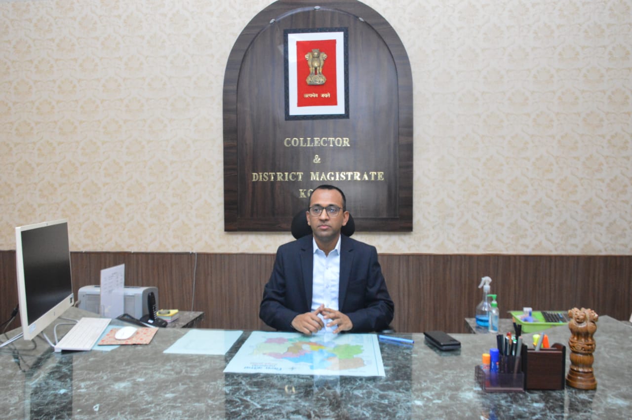 कलेक्टर अजीत वसंत Korba Collector Ajit Vasant